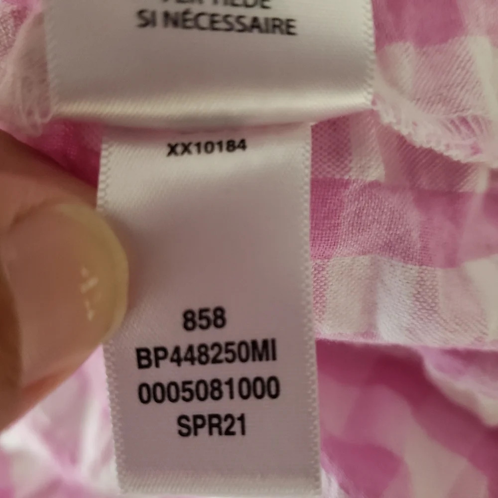 BP Gingham Open Back Crop Top - Picture 7 of 8